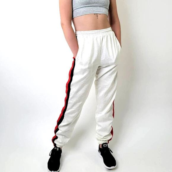 Boast USA Striped Colorblock Warm-Up Jersey Lined Track Pants - M - Picture 2 of 8
